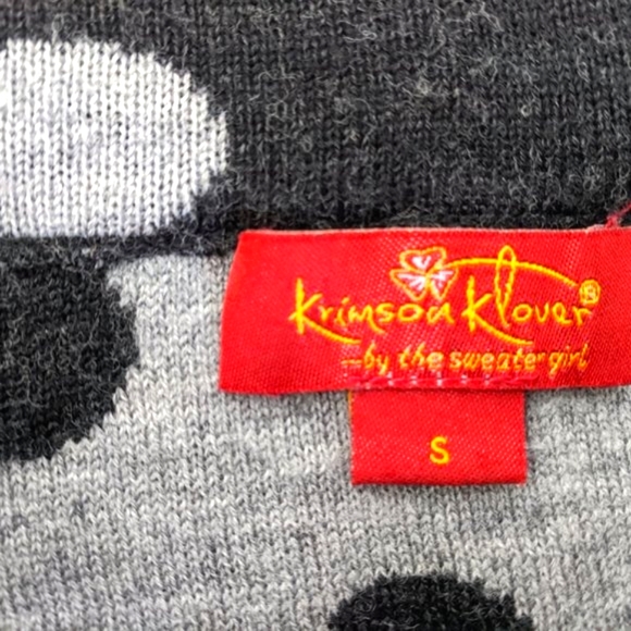 Krimson Klover Small Polka Dot Wool Skirt - Picture 4 of 5